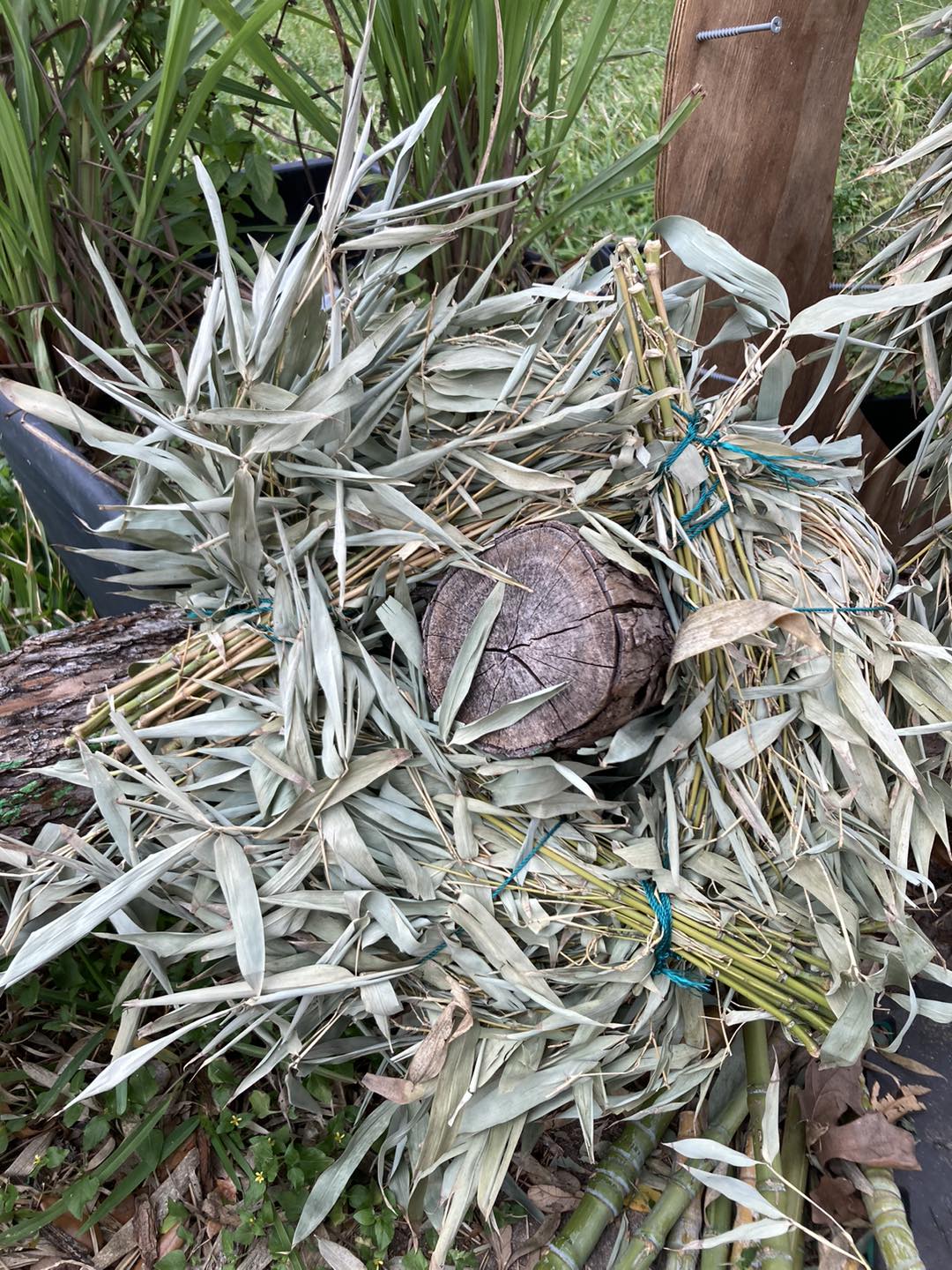 Natural Bamboo Branch Wreaths — Handmade by Austin Bamboo Inc.